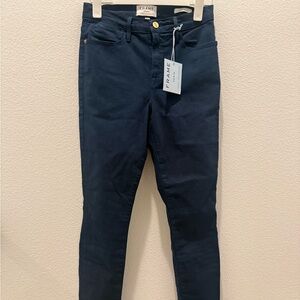 Frame Denim Women's Dark Blue Skinny Jeans